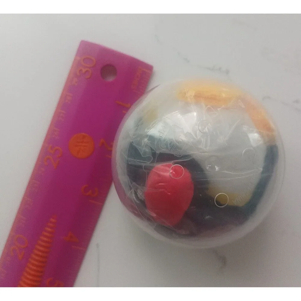 Pingu sitting down mini plush keychain